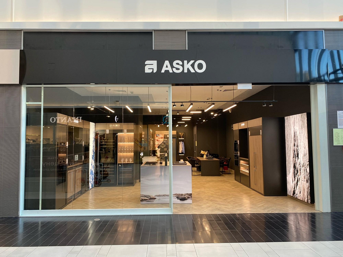 Asko Жемчужная Плаза — вход в магазин